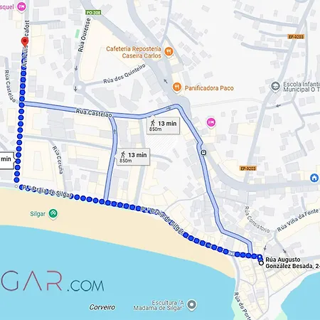 Xilgar Apto Rocafort En La Playa, Con Piscina * Sanxenxo