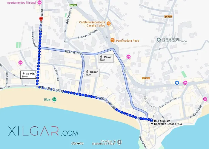 Xilgar Apto Rocafort En La Playa, Con Piscina * Sanxenxo