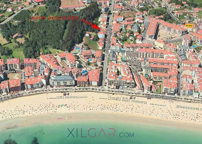 Xilgar Apto Rocafort En La Playa, Con Piscina Sanxenxo